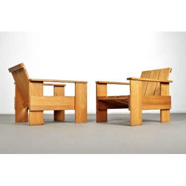 Fauteuils de Gerrit Rietveld pour Cassina