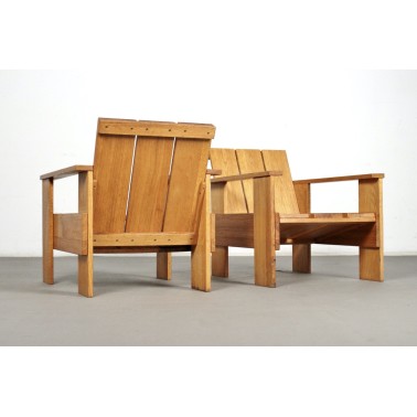 Fauteuils de Gerrit Rietveld pour Cassina