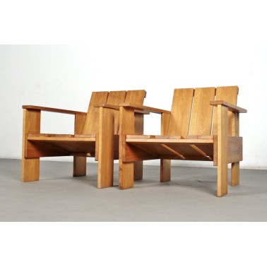 Fauteuils de Gerrit Rietveld pour Cassina