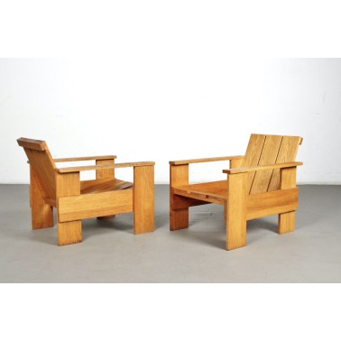 Fauteuils de Gerrit Rietveld pour Cassina