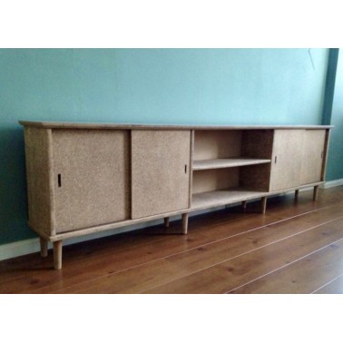 Scarce long low cabinet by Nissen