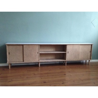 Scarce long low cabinet by Nissen