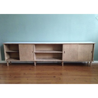 Scarce long low cabinet by Nissen