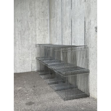 Pantonova Wire Cubes shelves by Verner Panton