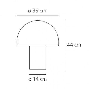 Lampe Onfale de Luciano Vistosi pour Artemide