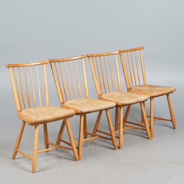 Set of 4 chairs by Arno Lambrecht for WK Möbel